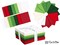 Christmas Fat Quarter Bundle -100% Cotton | Pure Solids | Xmas l Mix Christmas Colors | Quilting & Crafting Soft Fabric | Gift Set